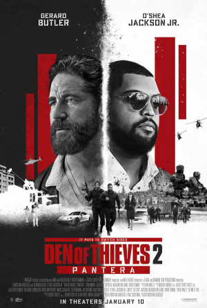 Den of Thieves 2: Pantera movie 2025 poster.