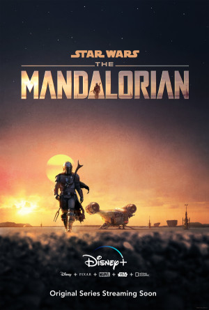 The Mandalorian TV series 2019 poster.