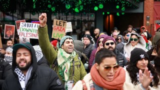 Pro-Palestine Protest Hits Sundance With Chants of ‘From the River to the Sea’, Indya Moore Speaks | Video